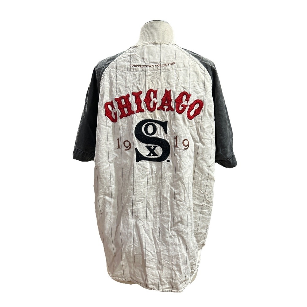 Mirage First String Unisex Cooperstown Jersey Chicago White Sox Large MLB 90s